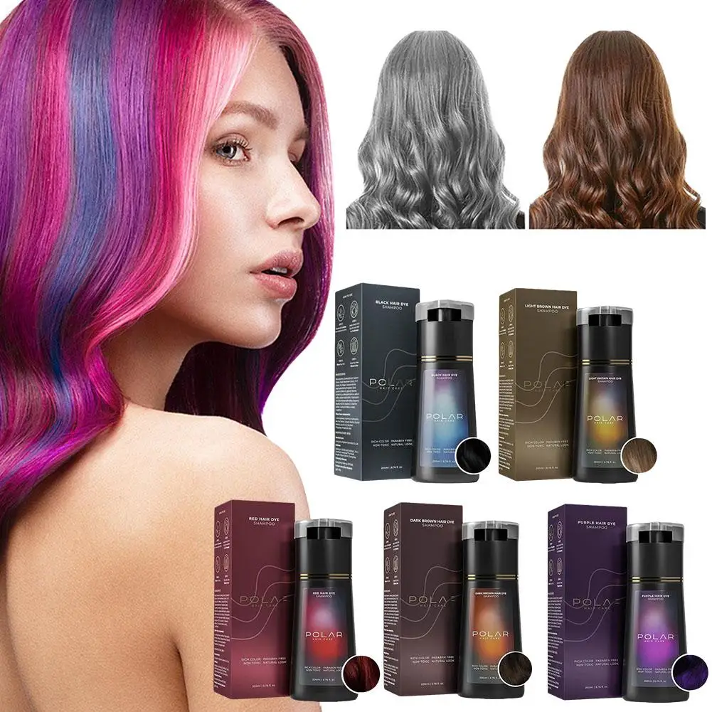 Hair Spray Color - مجموعة شامبو لتغطية الشعر باللون الرمادي