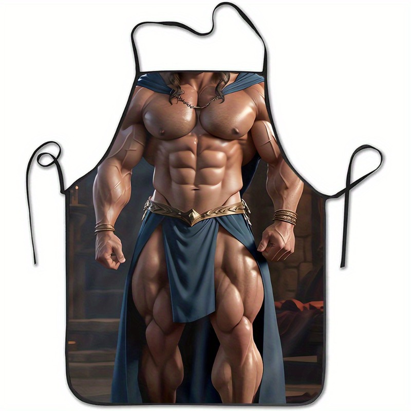 مريلة مطبخ بتصميم رجل عضلي، طب - مراجعة Briar Cosplay Prop وسعره