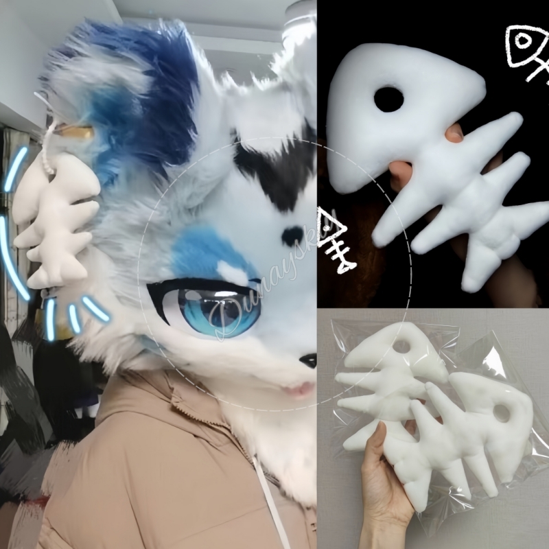 سلسلة مفاتيح على شكل عظمة سمكة - مراجعة Fishbones Cosplay Prop وسعره