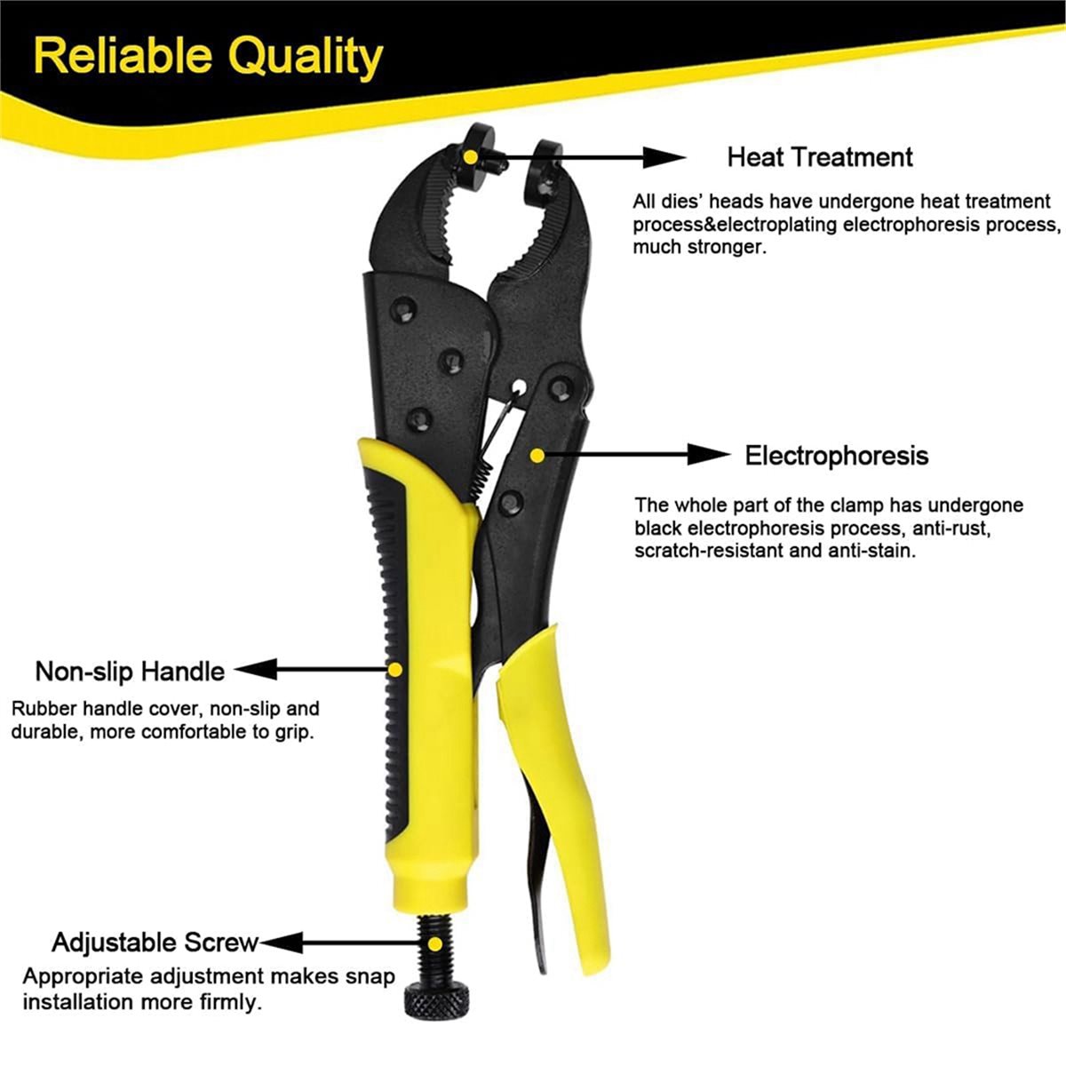 طقم أدوات تثبيت الأزرار القوية - مراجعة Snap Plier Setter وسعره