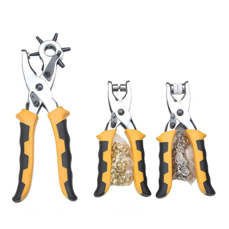 طقم أدوات صناعة الجلود 3 في 1: - مراجعة Snap Plier Setter وسعره